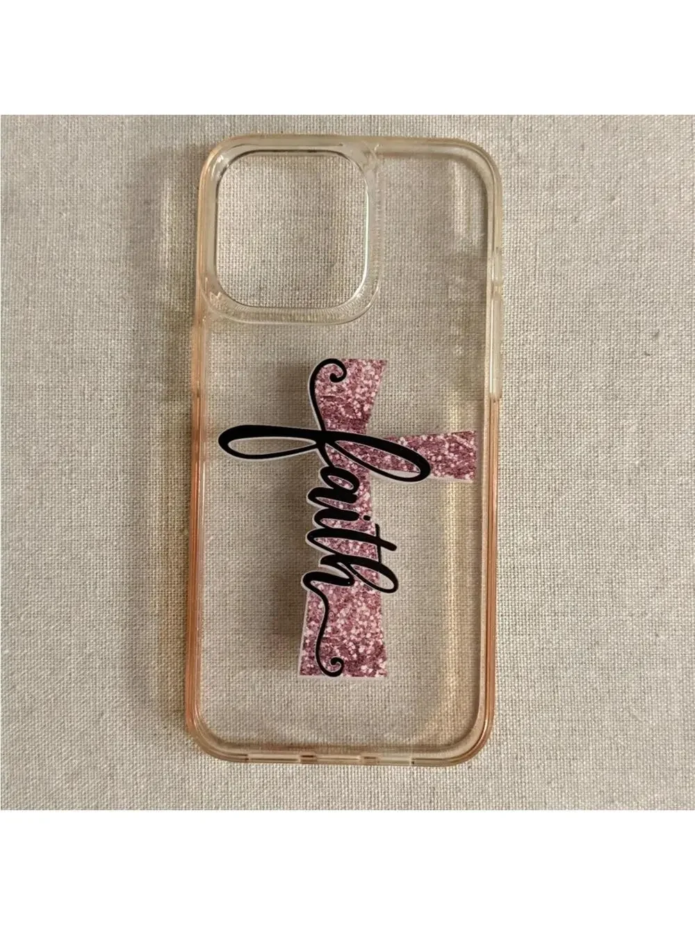Iphone 15 Pro Max clear silicone case with 